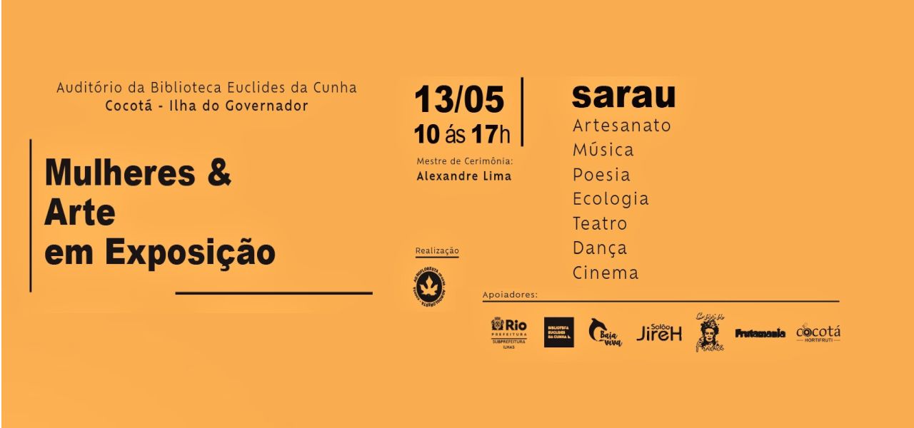 Programação do Evento Mulheres & Arte - Exposição - Movimento Baía